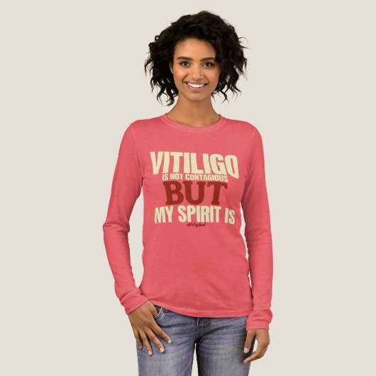 Vitiligo Awareness Tshirt (Voorkant)