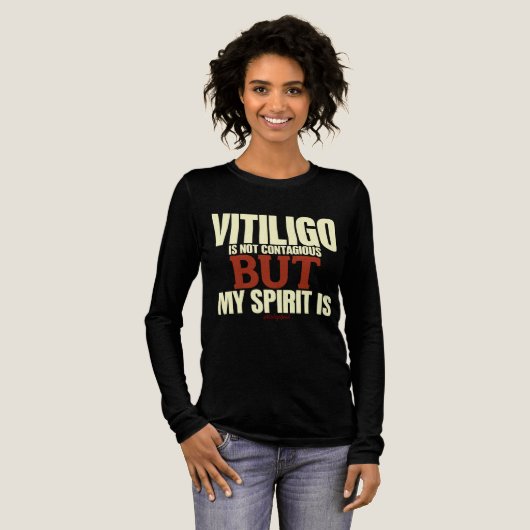 Vitiligo bewustzijn Tshirt (Voorkant)
