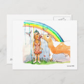 Vitiligo - lass den Kopf nicht hängen! Briefkaart (Voorkant / Achterkant)