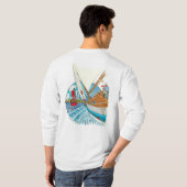 Vito Dumas jacht-T varen in Port Townsend WA T-shirt (Achterkant volledig)