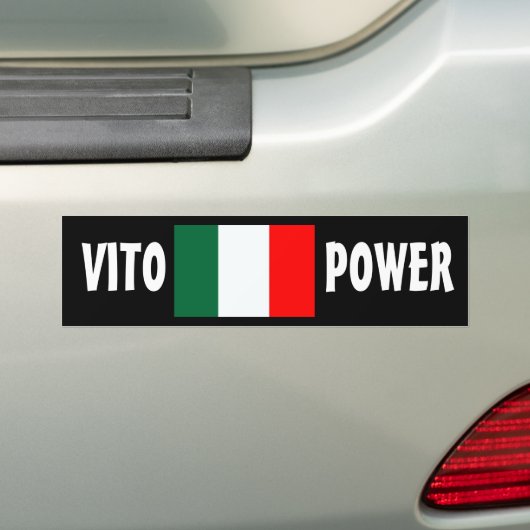 "VITO POWER"-Bumpersticker Bumpersticker (Op auto)