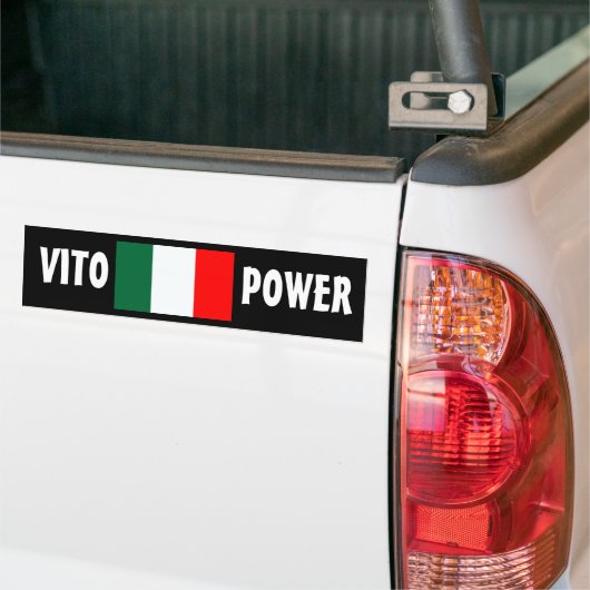 "VITO POWER"-Bumpersticker Bumpersticker (Op Truck)