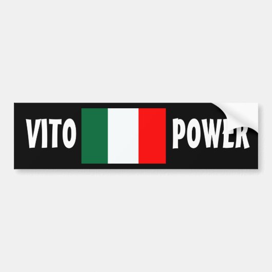"VITO POWER"-Bumpersticker Bumpersticker (Voorkant)