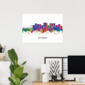 Vitoria Brazilië Skyline Poster (Thuiskantoor)
