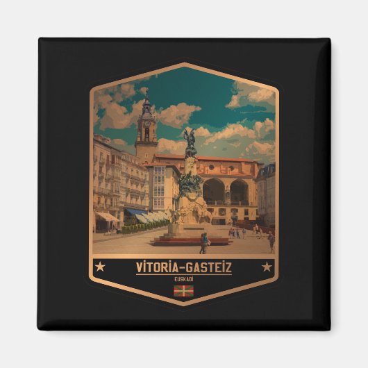 Vitoria-Gasteiz Magneet (Voorkant)