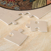 Vitrail Meesterwerk: Boutique Fouquet van Mucha Legpuzzel (Zijkant)