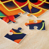 Vitral Stijl Kleurrijke Mandala Legpuzzel (Zijkant)