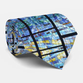 Vitralium Glas in lood-effect Abstract Stropdas (Opgerold)