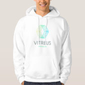 VITREUS Gedrukte Hoodie | WIT (Voorkant)
