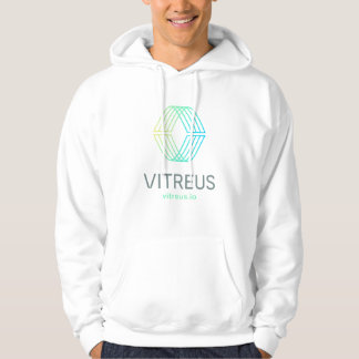 VITREUS Gedrukte Hoodie | WIT