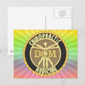 Vitruviaans Man DCM Briefkaart (Voorkant / Achterkant)