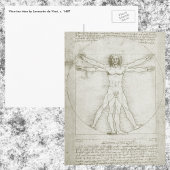Vitruviaans Man door Leonardo da Vinci Briefkaart