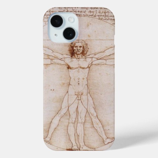 Vitruviaans Man door Leonardo da Vinci Case-Mate iPhone Case (Achterkant)