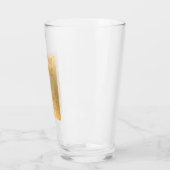 Vitruviaans Man door Leonardo Da Vinci Glas (Links)