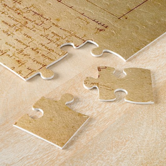 Vitruviaans Man door Leonardo Da Vinci Legpuzzel (Zijkant)