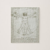 Vitruviaans Man door Leonardo da Vinci Legpuzzel (Verticaal)