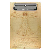 Vitruviaans Man door Leonardo Da Vinci Mini Klembord (Voorkant)
