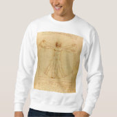 Vitruviaans Man door Leonardo Da Vinci Trui (Voorkant)