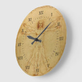 Vitruviaans Man Grote Klok (Hoek)