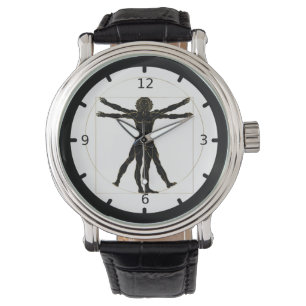 Vitruviaans Man Horloge