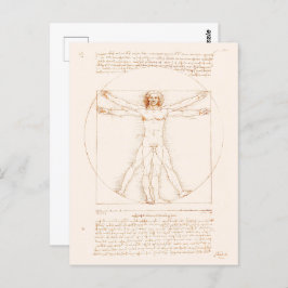 Vitruviaans Man | Leonardo da Vinci | Briefkaart