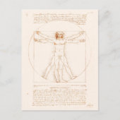 Vitruviaans Man | Leonardo da Vinci | Briefkaart (Voorkant)
