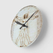Vitruviaans Man, Leonardo da Vinci, ongeveer 1490. Ronde Klok (Hoek)