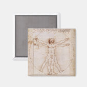 Vitruviaans Man Magneet (Voorkant / Achterkant)