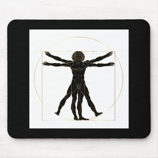 Vitruviaans Man Muismat (Voorkant)