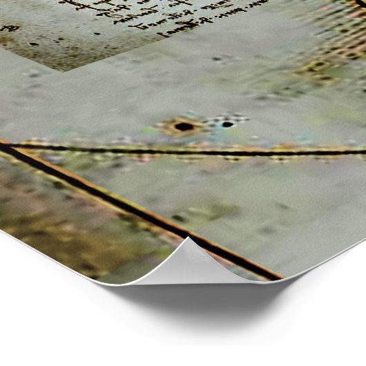 Vitruviaans Man Poster (Hoek)