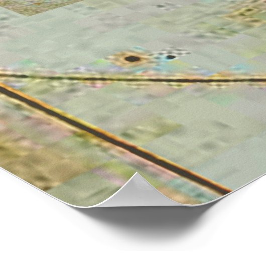 Vitruviaans Man Poster (Hoek)