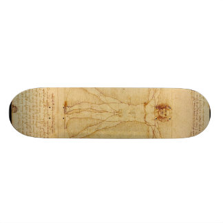 Vitruviaans man. skateboard