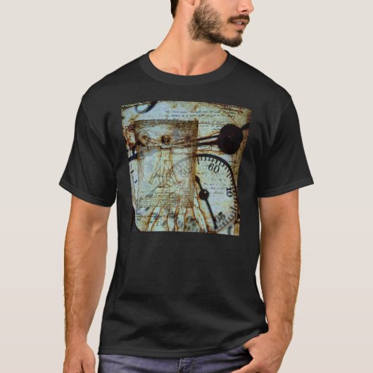 Vitruviaans Man T-shirt (Voorkant)