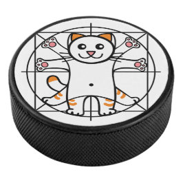 Vitruviaanse Kat Hockey Puck