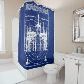 Vitruviaanse kathedraal van Milaan 1521 Douchegordijn (In situ)