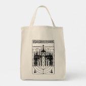 Vitruviaanse kathedraal van Milaan 1521 Tote Bag (Achterkant)
