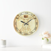 Vitruviaanse Man Clock Grote Klok (Huis)