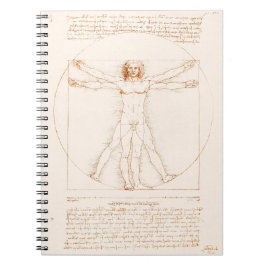 Vitruviaanse Man | Leonardo da Vinci | Notitieboek