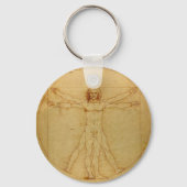 Vitruviaanse Man Sleutelhanger (Voorkant)