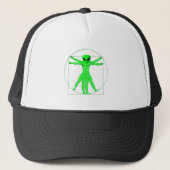 Vitruvian Alien Trucker Pet (Voorkant)