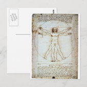 Vitruvian Briefkaart (Voorkant / Achterkant)