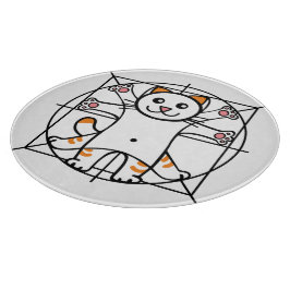 Vitruvian Cat Snijplank