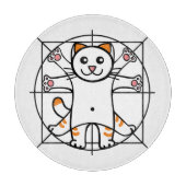 Vitruvian Cat Snijplank (Voorkant)