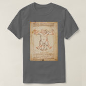 Vitruvian Cat T-shirt (Design voorkant)