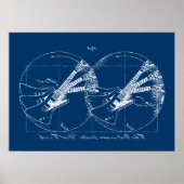 Vitruvian Guitars Poster (Voorkant)