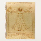 Vitruvian Man by Leonardo da Vinci Planner (Voorkant)