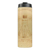 Vitruvian Man by Leonardo da Vinci Thermosbeker (Voorkant)