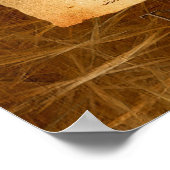 VITRUVIAN MAN Leonardo Da Vinci Art Poster (Hoek)