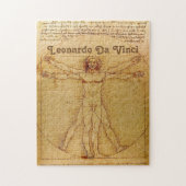 Vitruvian Man-Leonardo Da Vinci Legpuzzel (Verticaal)