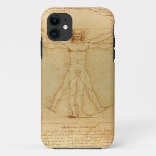 Vitruvian Man van Leonardo Da Vinci Case-Mate iPhone Case